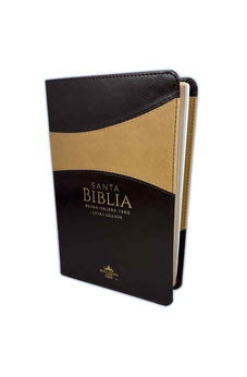 Biblia RVR 1960 Letra Grande Tamaño Manual Símil Piel Café Café