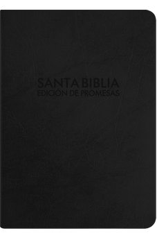 Biblia RVR 1960 de Promesas Compacta Negra con Cierre