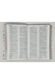 Biblia RVR 1960 Letra Grande Tamaño Manual Tapa Flex Lavanda Mariposa