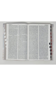 Biblia RVR 1960 Letra Grande Tamaño Manual Tapa Flex Pastel Rama Flores con Índice