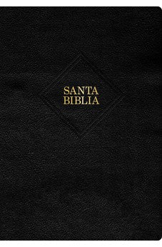 Image of Biblia RVR 1960 Súper Gigante Negro Piel con Índice