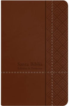 Biblia RVR 1960 Promesas Letra Grande Tamaño Manual Café Cierre Índice