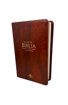 Image of Biblia RVR 1960 Letra Grande Tamaño Manual Símil Piel Café